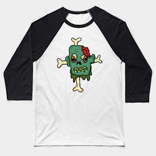 Zombie head monster head Baseball T-Shirt
